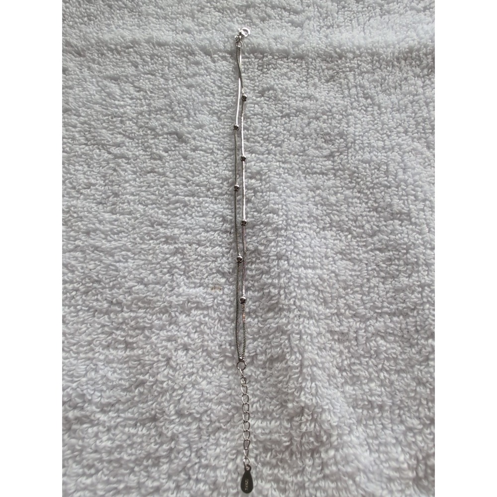 925‎ Layered Bracelet for Women Dainty Chain Ball Bracelet